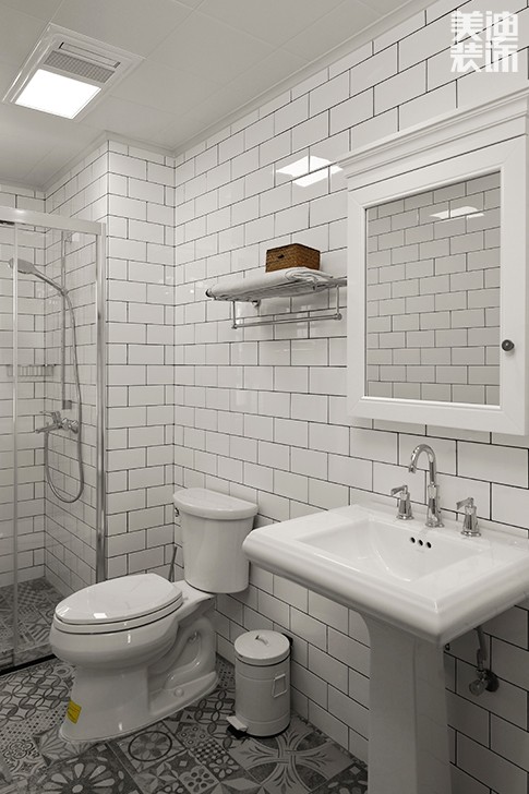 爱琴湾148平米北欧风格实景图--客卫