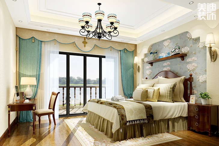 岳阳美浓小镇300平别墅欧式装修风格效果图--小孩房