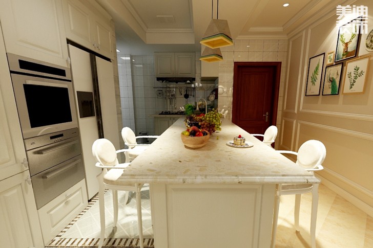 大汉资江城90平米现代简约装修效果图--餐厅