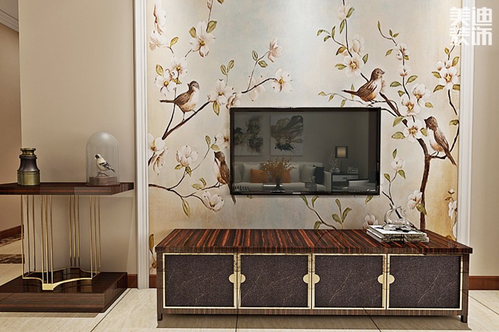 东方城市广场160平米现代风格案例图--客厅