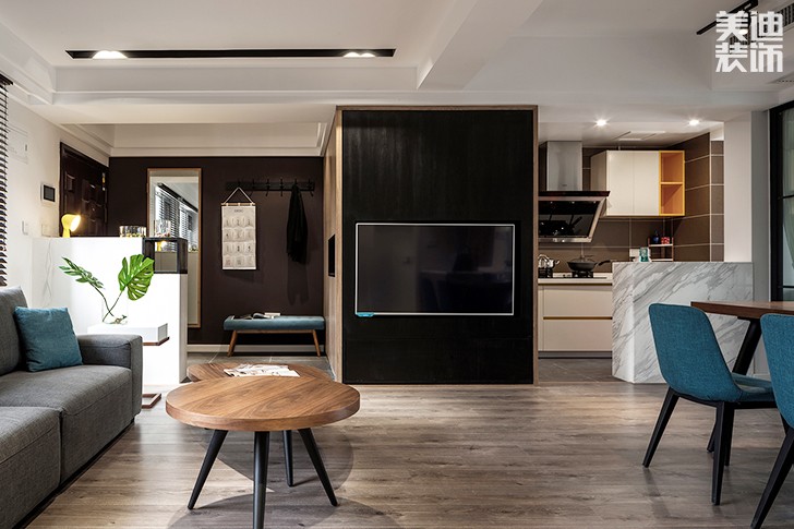临武家园小区115平现代风装修案例图
