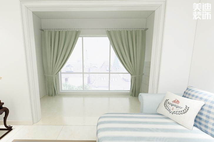 骏景豪庭120平米地中海风格装修效果图--其他