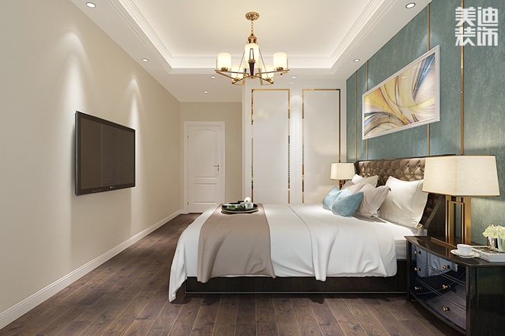 永州春江•帝景湾136㎡ 欧式风格效果图--卧室