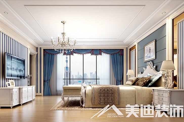 	岳阳县私人别墅400平欧式装修风格--二楼男孩房