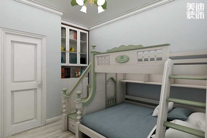 水岸御园129平米现代化风格装修效果图--小孩房1