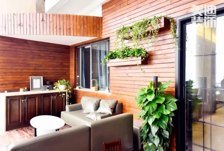 湘江豪庭220㎡现代简约风格装修效果图-阳台