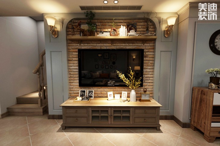 世茂铂翠湾150平米美式风格装修效果图--其他