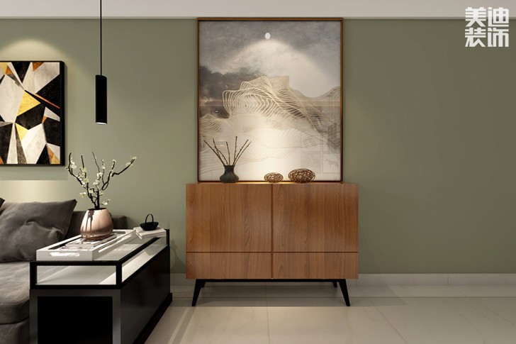 时代倾城87平米现代风格装修效果图--玄关