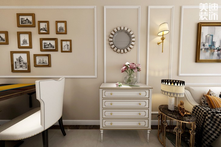 金茂悦82平米简欧风格装修效果图--玄关