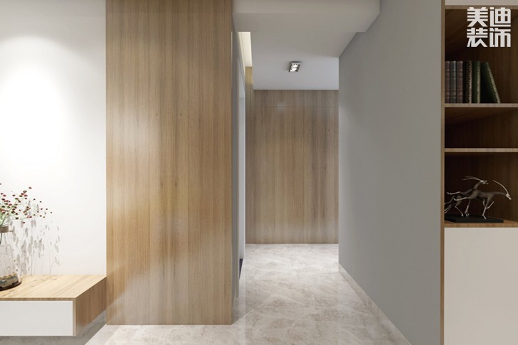 新城国际花都93平米北欧风格装修效果图--过道