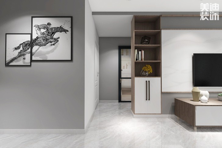 中建梅溪湖140平米现代黑白灰风格装修效果图--其他