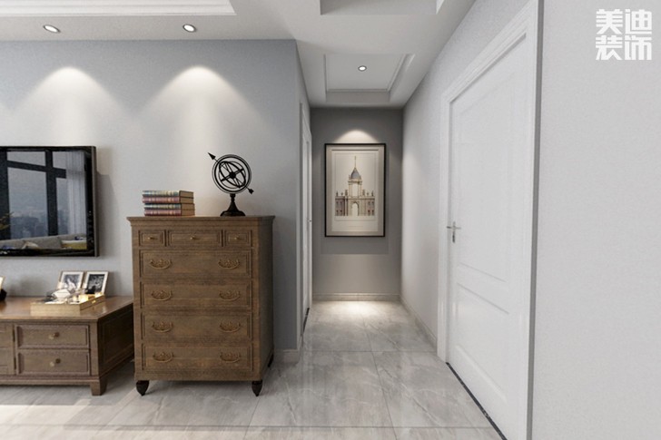 梅溪湖壹号127现代简约风格装修效果图--玄关