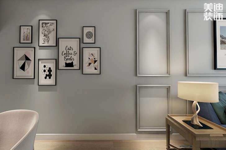 湖湘奥林匹克花园89平米北欧混搭风格装修效果图--其他