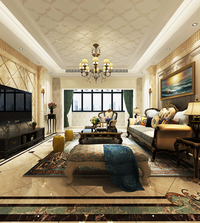 金城苑200平米欧式风格720 ...