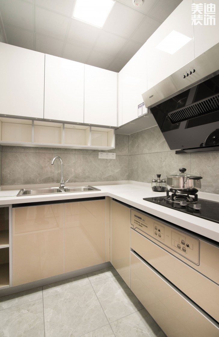 双湾国际120平米新奢古典案例装修实拍图-厨房