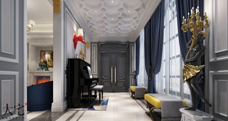 青竹园1000平米法式独栋装修案例效果图--其他