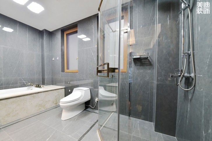 欧莱雅郡480平米中式风格装修案例实拍图--卫生间