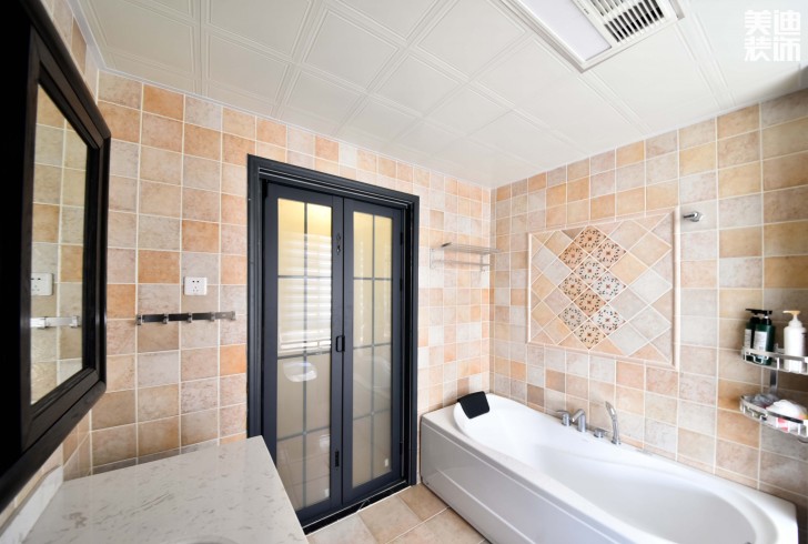 荣悦台140平米简欧风格装修案例实拍图--卫生间