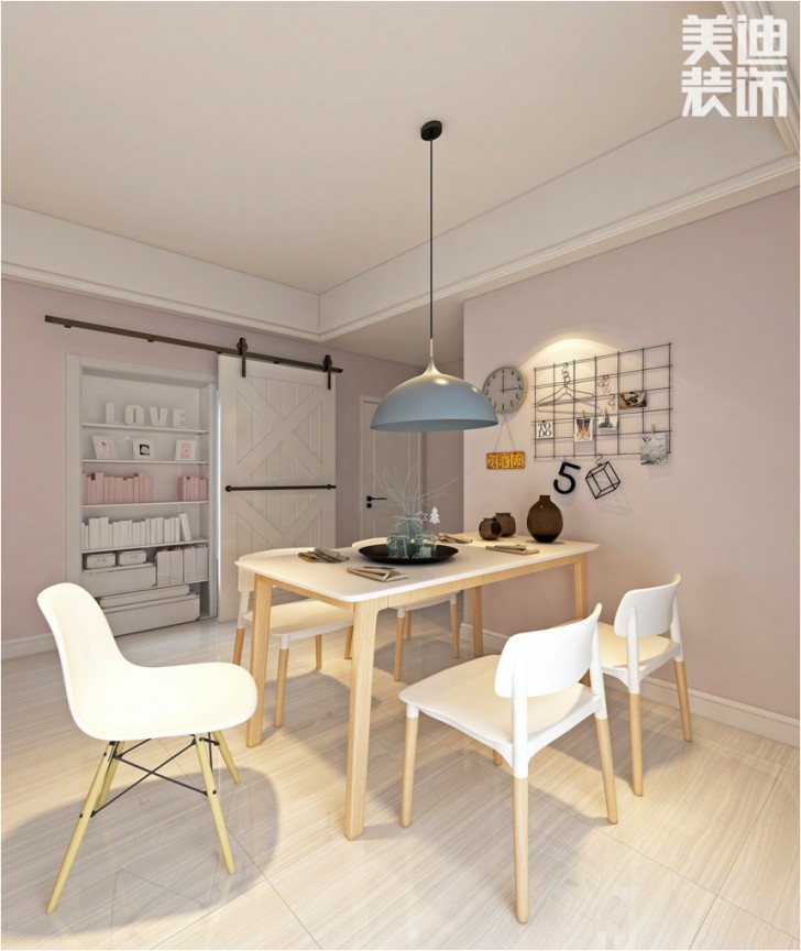 半山壹号137平米北欧风格装修效果图--客厅