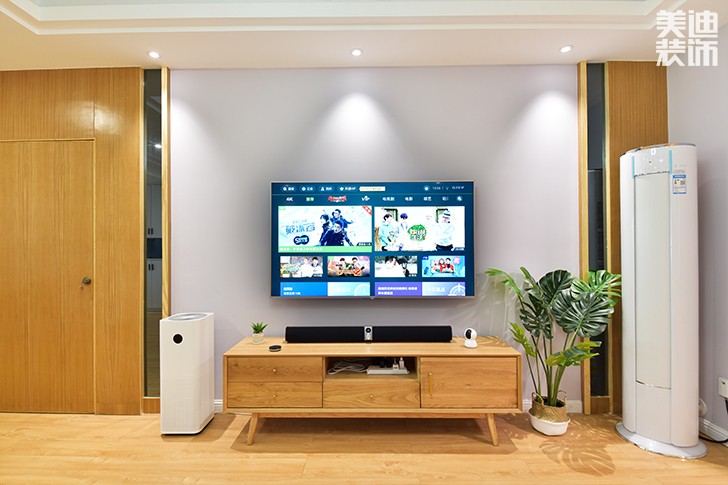 科大佳园120平日式MUJI风装修案例图--客厅