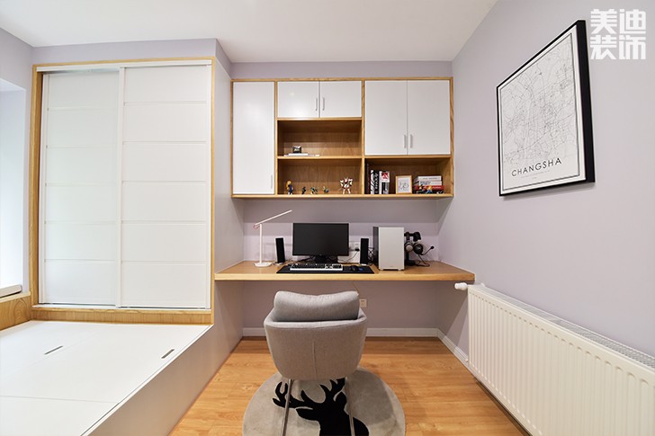 科大佳园120平日式MUJI风装修案例图--卧室