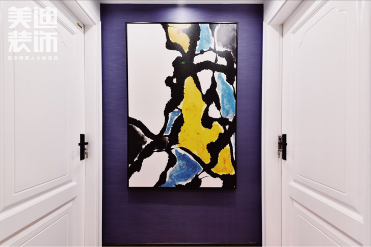 洋湖十八克拉135平现代简约风装修案例实拍图--过道