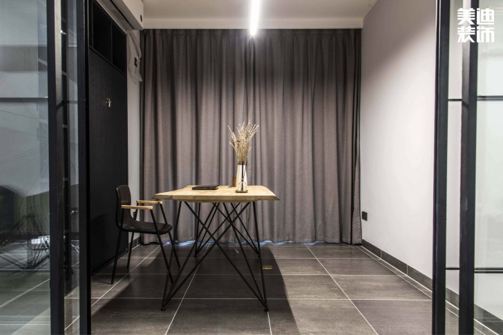 北大资源理想家园88平米北欧风格实拍案例--书房