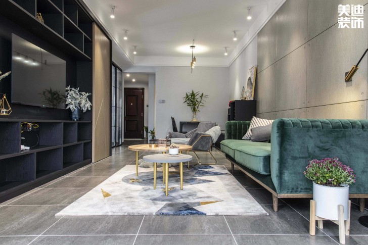 北大资源理想家园88平米北欧风格实拍案例--客厅