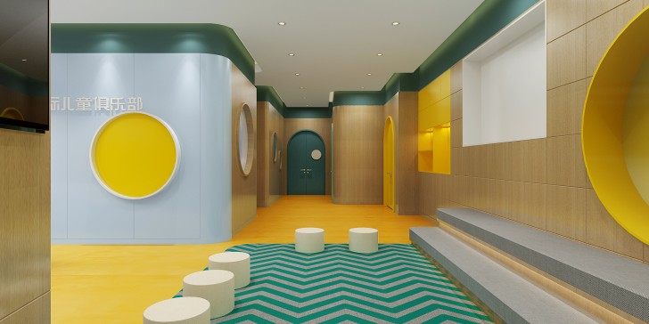 凯德壹中心450平米国际儿童俱乐部实拍案例