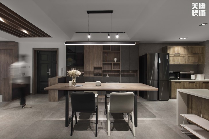 达美溪湖湾190平米现代风格实拍案例