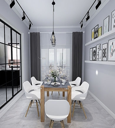 北辰三角洲174㎡北欧风格 ...