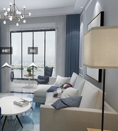 半山壹号135㎡北欧风格全 ...