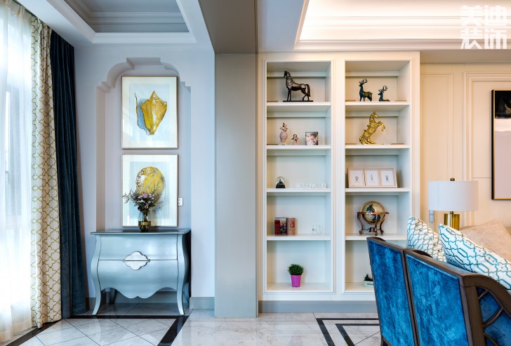 中隆国际御玺220平米美式轻奢风装修案例实拍图-细节