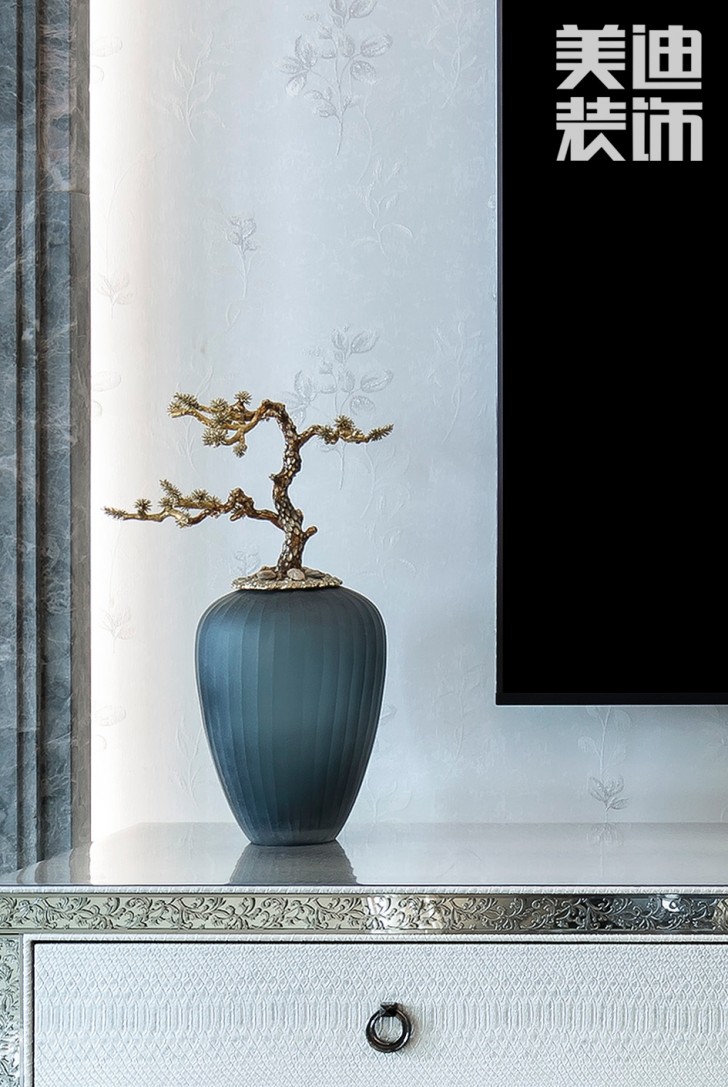 双湾国际215平米法式轻奢风装修案例实拍图-细节