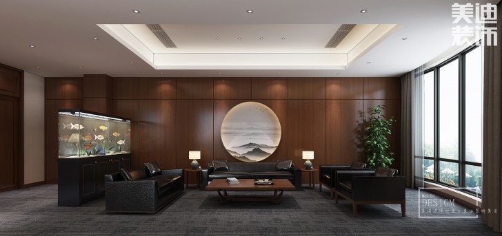 贵州御诺乳业公司8500平米办公楼装修效果图