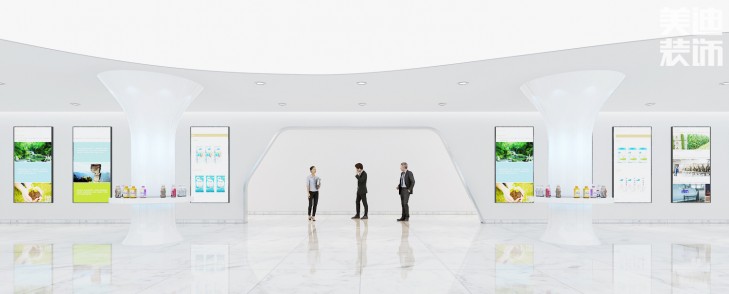 贵州御诺乳业公司8500平米办公楼装修效果图