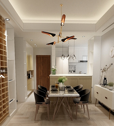 奥林匹克90㎡混搭风格全房 ...