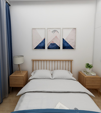 岳麓峰景95㎡北欧风格全房 ...