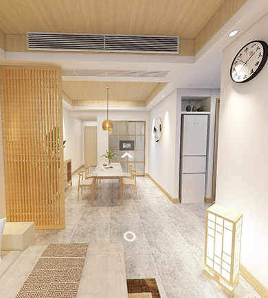 时代倾城87㎡日式风全房全 ...