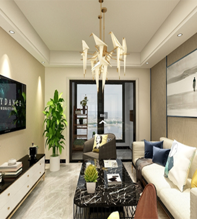 柠檬丽都60㎡现代风格全房 ...