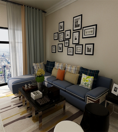 赤岗小区70㎡现代风格全房 ...