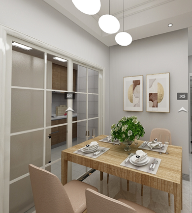 平吉上苑85㎡北欧风格全房 ...