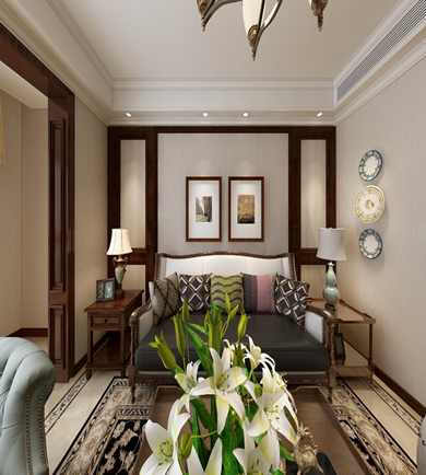 麓阳和景150m²美式风格全 ...