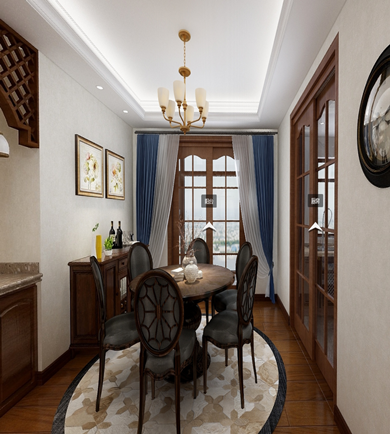 联通小区160m²美式风格全 ...