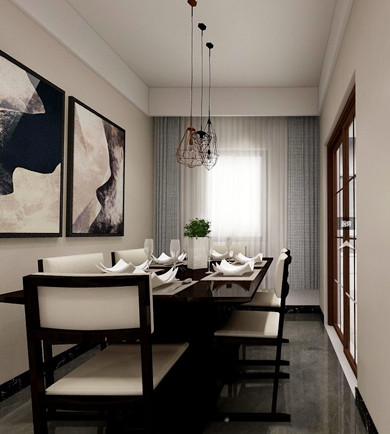 八方小区160m²现代风格全 ...