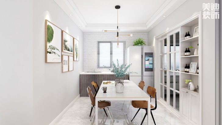 水墨林溪135㎡现代风格案例效果图