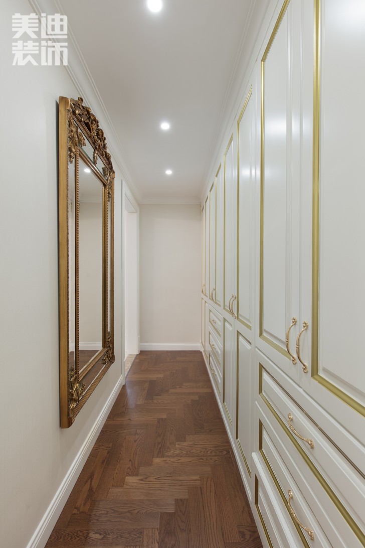 五矿沁园金城300平方米法式风格案例效果图--过道