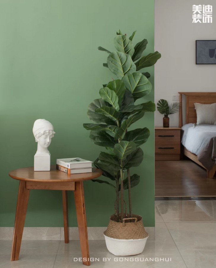 北京御园130平方米北欧风格案例效果图--卧室