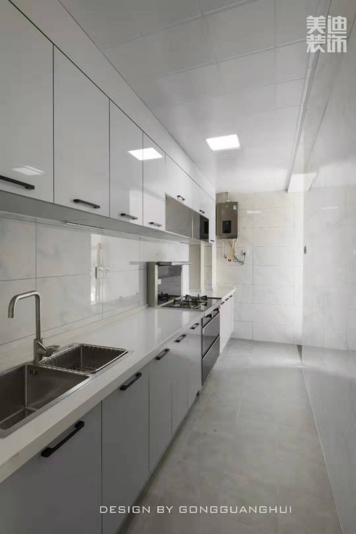 北京御园130平方米北欧风格案例效果图--厨房