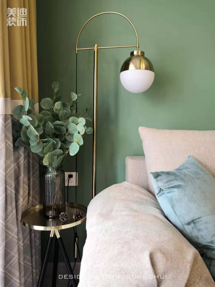 北京御园130平方米北欧风格案例效果图--卧室